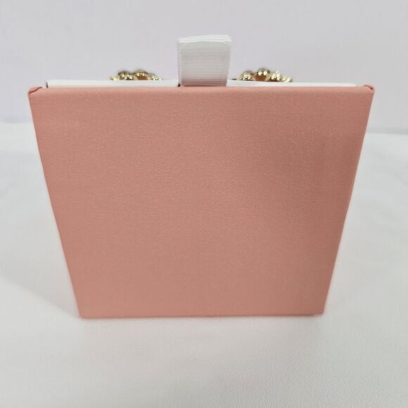 Hand Painted Red Floral Statement Earrings, Piper K, Crystal Center, Nickel Free - Picture 2 of 6